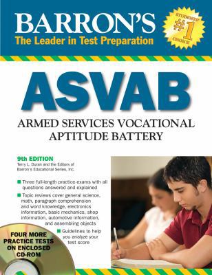 Barron's ASVAB: Armed Services Vocational Aptit... 0764195468 Book Cover