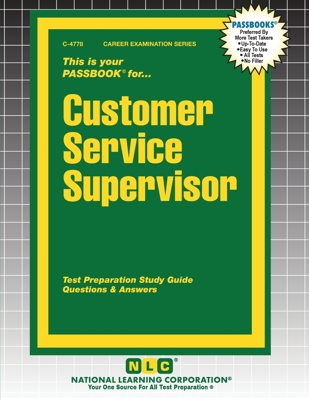 Customer Service Supervisor 1799347788 Book Cover