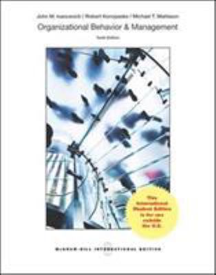 Organizational Behavior and Management 9814577901 Book Cover