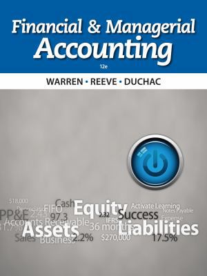 Financial and Managerial Accounting B00WF9C75K Book Cover