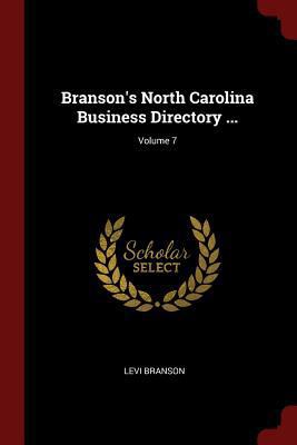 Branson's North Carolina Business Directory ...... 1376306727 Book Cover