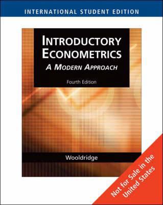 Introductory Econometrics: A Modern Approach. J... 0324585489 Book Cover