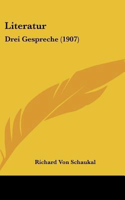Literatur: Drei Gespreche (1907) [German] 1161891013 Book Cover