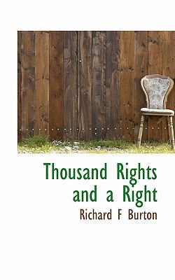 Thousand Rights and a Right 1117163296 Book Cover