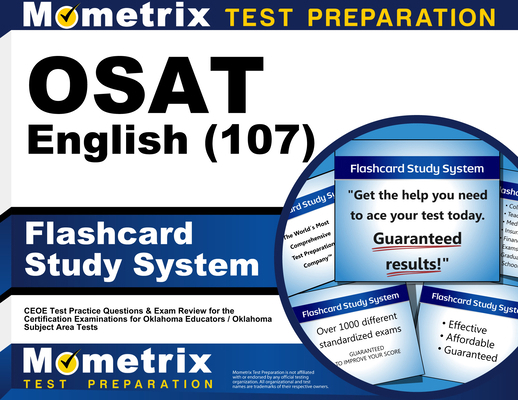 OSAT English (107) Flashcard Study System: CEOE... 1516709896 Book Cover