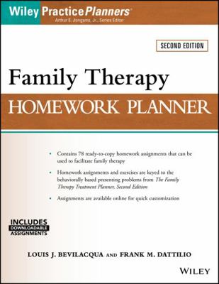 Family Therapy Homework Planner 1119246482 Book Cover