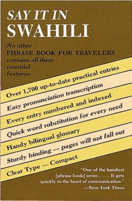 Say It in Swahili (Dover Language Guides Say It... 0486227928 Book Cover