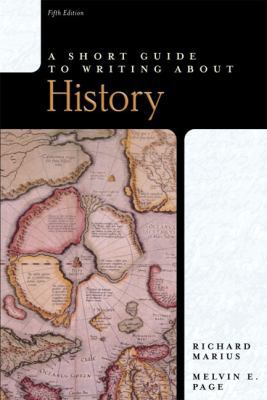 A Short Guide to Writing About History B0025V3XWE Book Cover