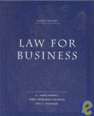 Law for Business - Not Available Individually -... 0073659177 Book Cover