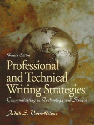 Professional & Technical Writing Strategies 0139547363 Book Cover