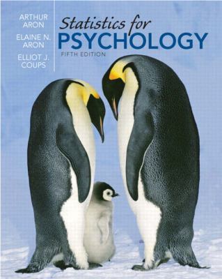 Statistics for Psychology 0136010571 Book Cover