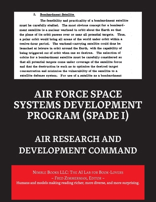 Air Force Space Systems Development Program (SP... 1608882527 Book Cover