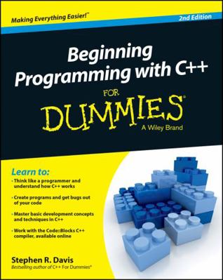 Beginning Programming with C++ for Dummies 1118823877 Book Cover