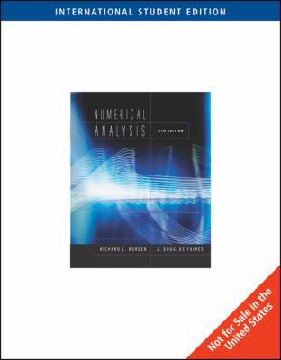 Numerical Analysis 0534404995 Book Cover