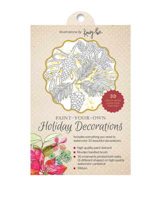 Paint-Your-Own Holiday Decorations: Illustratio... 0764364480 Book Cover