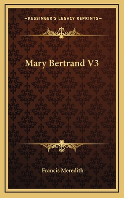 Mary Bertrand V3 1163652458 Book Cover