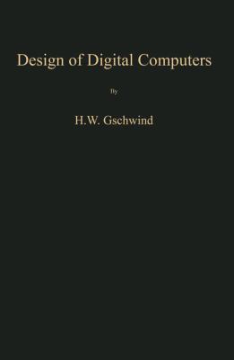 Design of Digital Computers: An Introduction (G... [German] 3211808140 Book Cover
