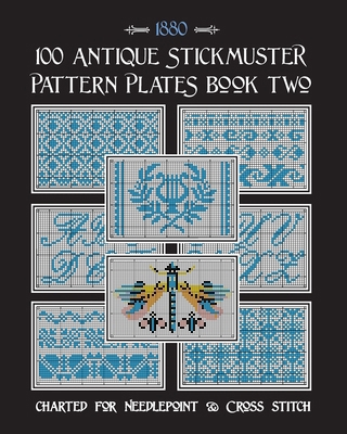 100 Antique Stickmuster Pattern Plates: Book 2 B0CR6DT8QW Book Cover