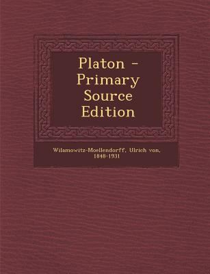 Platon [German] 1293757322 Book Cover