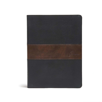 CSB Spurgeon Study Bible, Black/Brown Leatherto... 1586409727 Book Cover