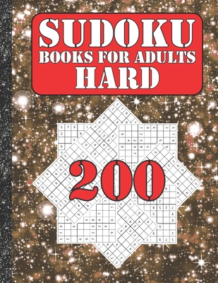 Sudoku books for adults hard: 200 Sudokus from ... B086Y7CN73 Book Cover