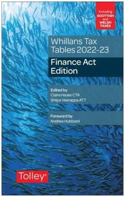 Whillans's Tax Tables 2022-23 (Finance Act edit... 1474321186 Book Cover