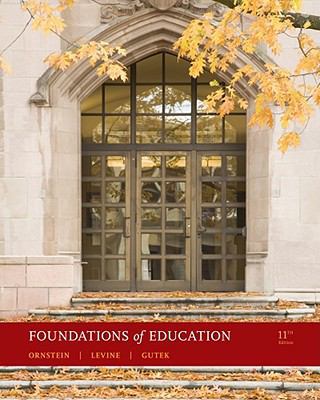Foundations of Education 0495808954 Book Cover