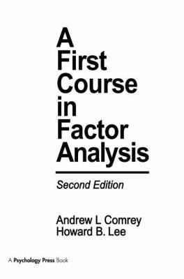 A First Course in Factor Analysis 1138965456 Book Cover