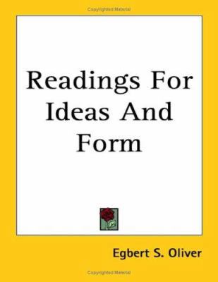 Readings For Ideas And Form 1417998636 Book Cover