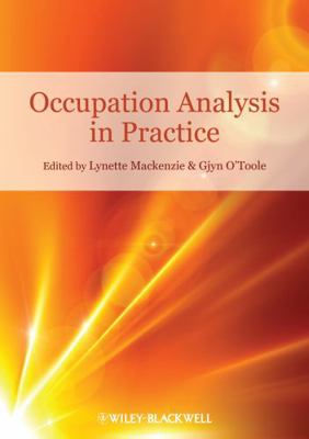 Occupation Analysis in Practice 1405177381 Book Cover