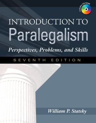 Introduction to Paralegalism: Perspectives, Pro... 1435400062 Book Cover