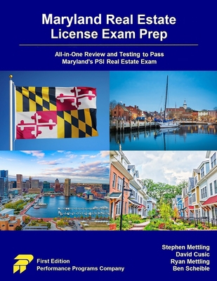 Maryland Real Estate License Exam Prep: All-in-... 0915777630 Book Cover