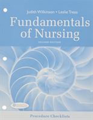 Procedure Checklists for Fundamentals of Nursin... 080362719X Book Cover