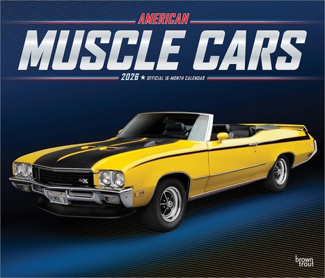 American Muscle Cars Official 2026 14 X 24 Inch... B0DYLG8WP6 Book Cover