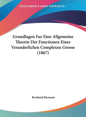 Grundlagen Fur Eine Allgemeine Theorie Der Func... [German] 1162489081 Book Cover