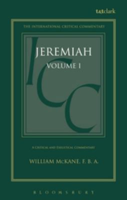 Jeremiah (ICC): Volume 1: 1-25 B0060XX0E4 Book Cover