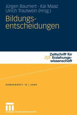 Bildungsentscheidungen [German] 3531167170 Book Cover
