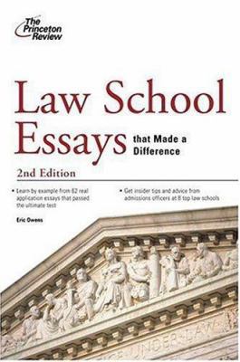 Law School Essays That Made a Difference 0375765700 Book Cover