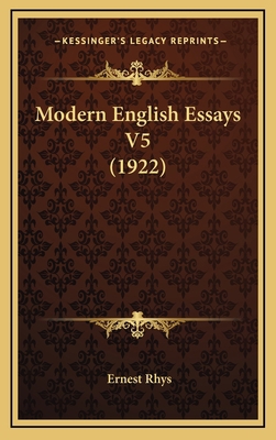Modern English Essays V5 (1922) 1164297295 Book Cover