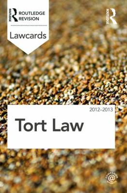 Tort Law 0415683440 Book Cover