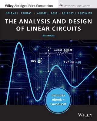 The Analysis and Design of Linear Circuits, 9e ... 111959314X Book Cover