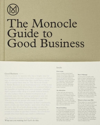 The Monocle Guide to Good Business 3899555376 Book Cover