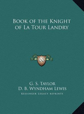 Book of the Knight of La Tour Landry 1169766439 Book Cover