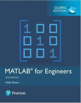 MATLAB for Engineers, Global Edition 1292231203 Book Cover