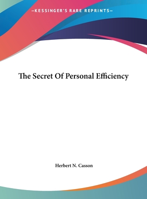 The Secret of Personal Efficiency 1161546510 Book Cover