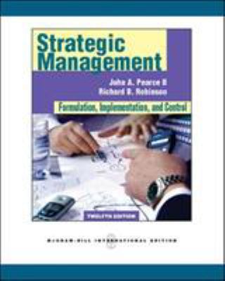 Strategic Management 007128950X Book Cover
