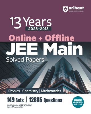 13 Years Jee Main Solved Paper (2025-2013) 9370788026 Book Cover
