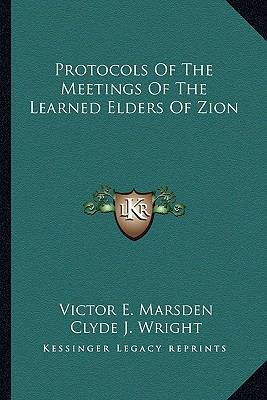 Protocols Of The Meetings Of The Learned Elders... 1162935138 Book Cover