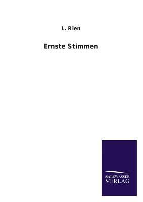 Ernste Stimmen [German] 3846044830 Book Cover