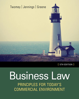 Business Law: Principles for Today's Commercial... 1305575156 Book Cover